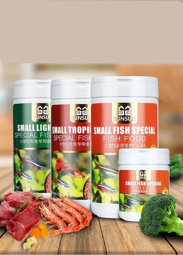 Tropical Fish Food Granules for Guppies & Lantern Fish – 150ml / 50g