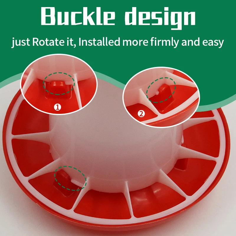 Automatic Chicken Feeder Bucket – 1.5 to 12kg Capacity