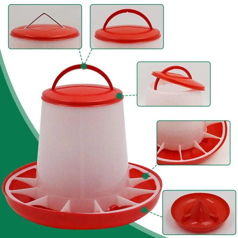 Automatic Chicken Feeder Bucket – 1.5 to 12kg Capacity