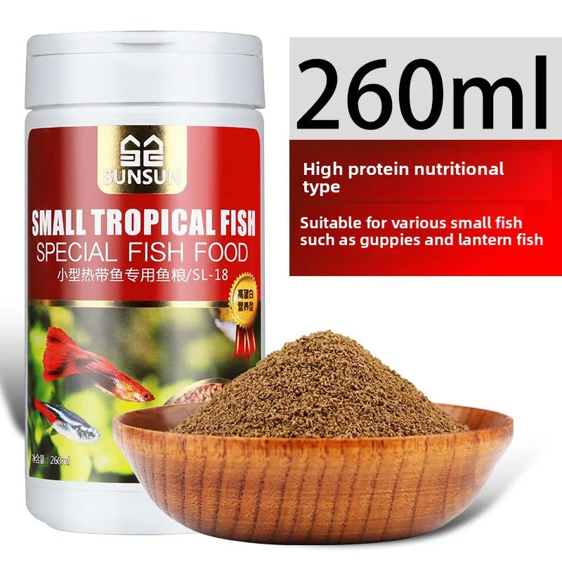 Tropical Fish Food Granules for Guppies & Lantern Fish – 150ml / 50g