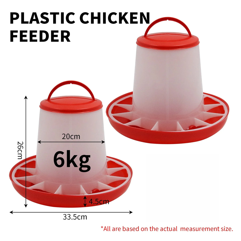 Automatic Chicken Feeder Bucket – 1.5 to 12kg Capacity