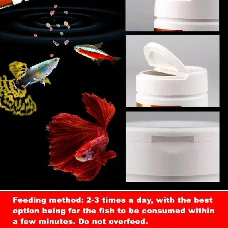 Tropical Fish Food Granules for Guppies & Lantern Fish – 150ml / 50g