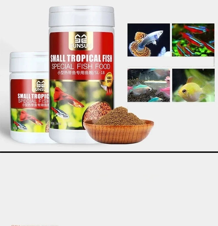 Tropical Fish Food Granules for Guppies & Lantern Fish – 150ml / 50g
