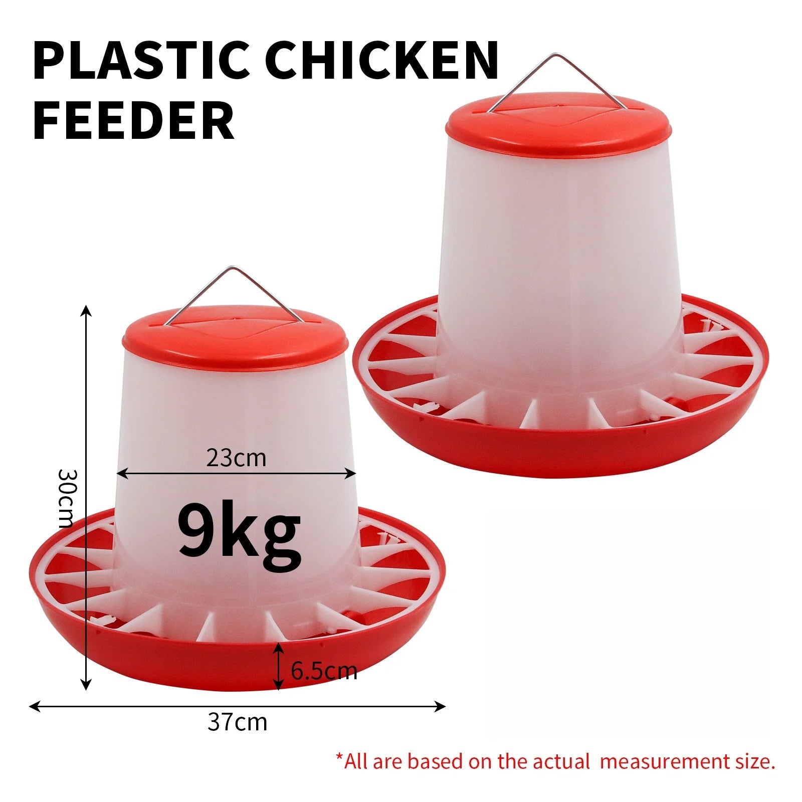 Automatic Chicken Feeder Bucket – 1.5 to 12kg Capacity