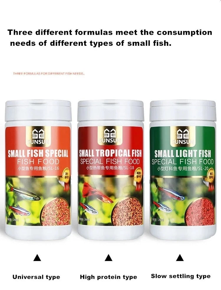 Tropical Fish Food Granules for Guppies & Lantern Fish – 150ml / 50g