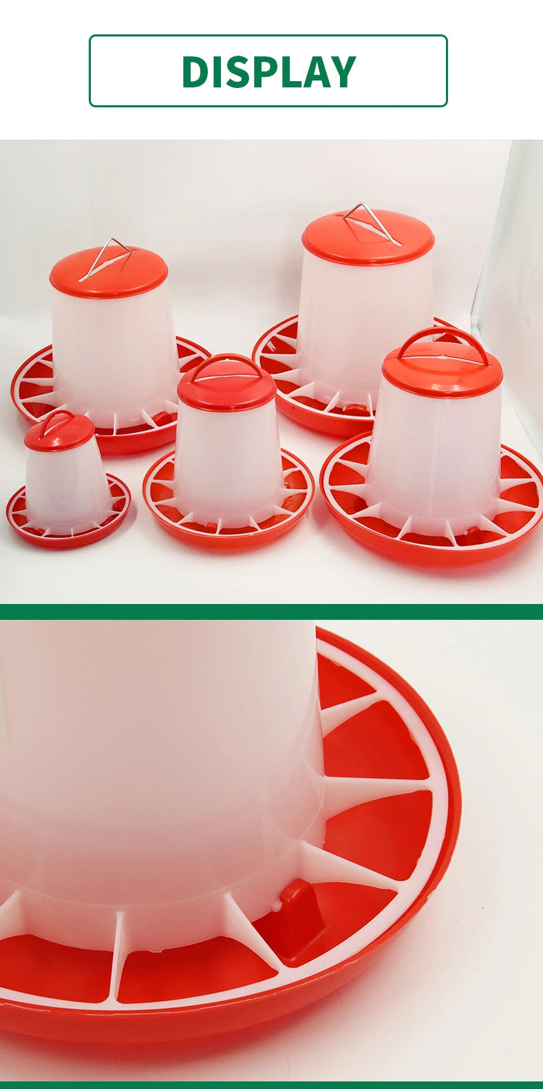 Automatic Chicken Feeder Bucket – 1.5 to 12kg Capacity
