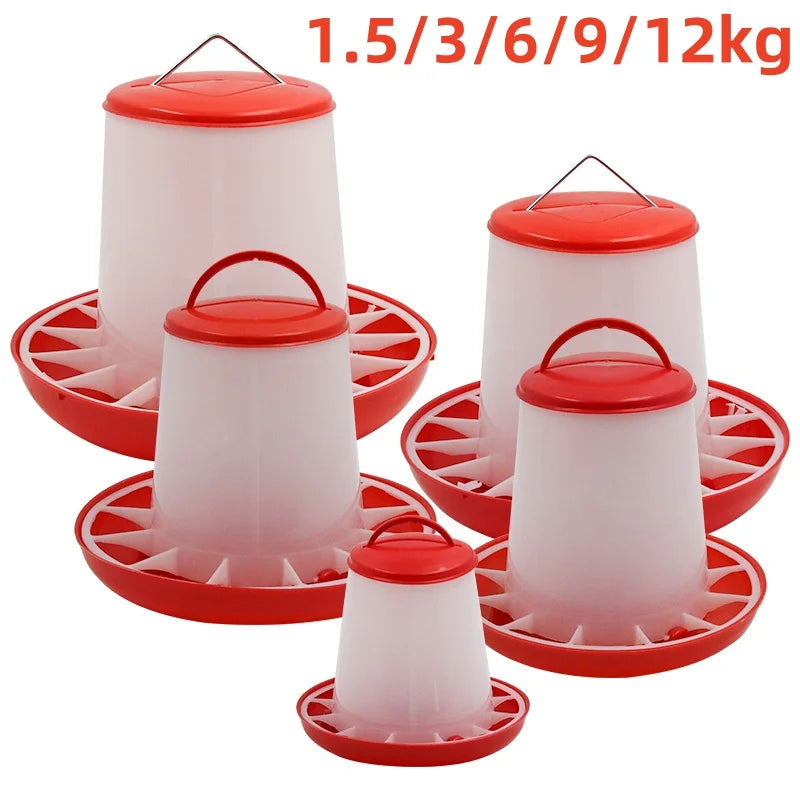 Automatic Chicken Feeder Bucket – 1.5 to 12kg Capacity