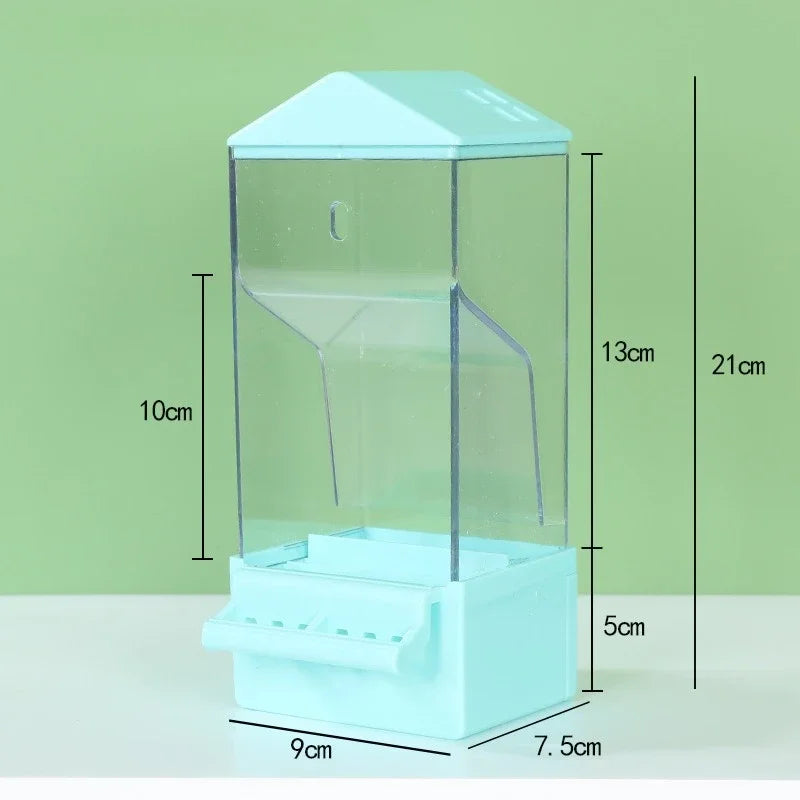 Automatic Bird Feeder with Husk Separation & Anti-Spill Design for Parrots