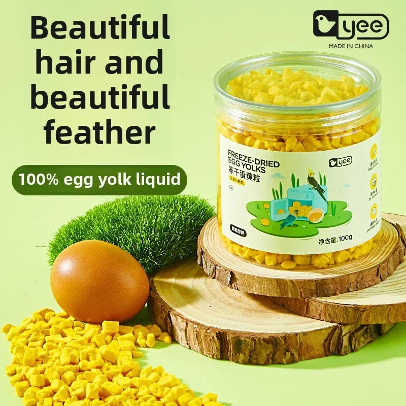 YEE Lovebird & Parrot Food – Nutrient-Rich Pellets with Canary Seeds & Dried Fruits