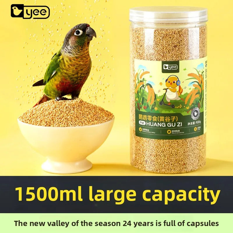 YEE Lovebird & Parrot Food – Nutrient-Rich Pellets with Canary Seeds & Dried Fruits