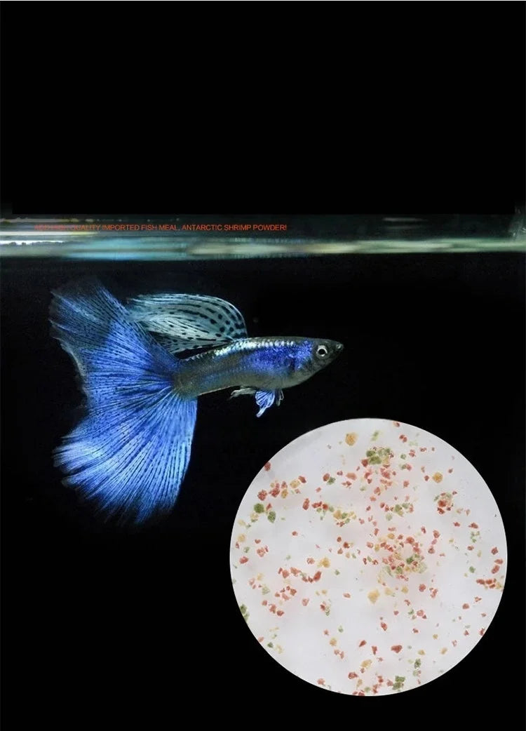 Tropical Fish Food Granules for Guppies & Lantern Fish – 150ml / 50g